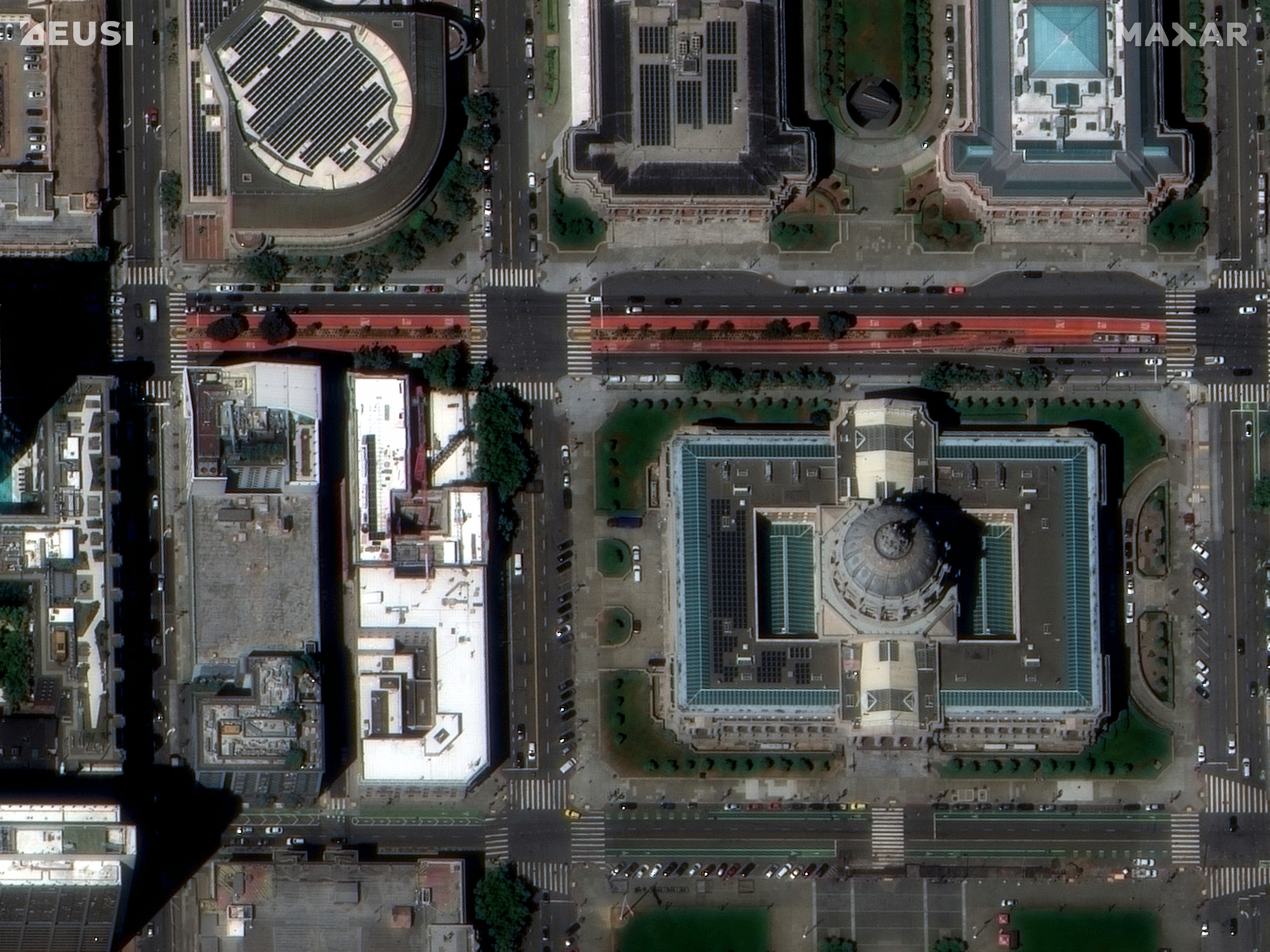 Legion satellite imagery city hall california